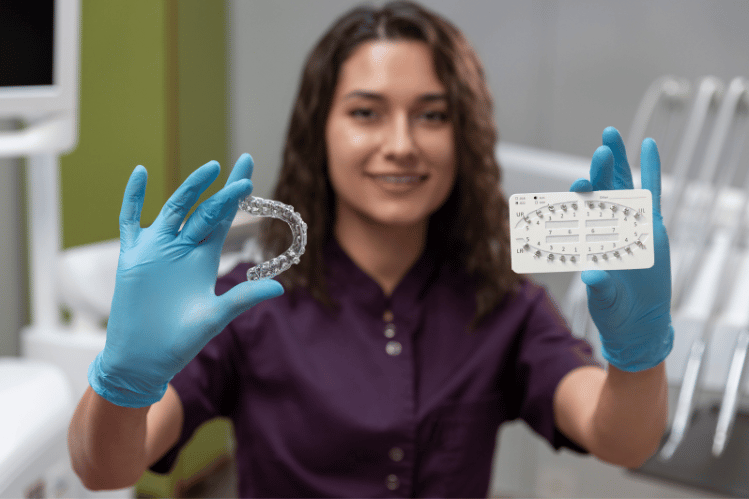 clear aligners and braces