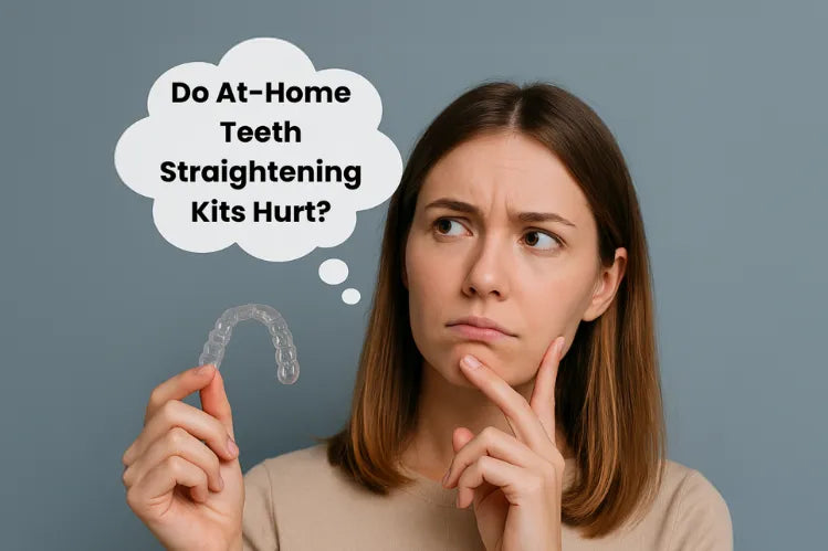 Ist die Zahnkorrektur zu Hause mit transparenten Zahnschienen schmerzhaft?